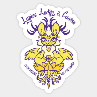 Lapine Lodge & Casino Sticker